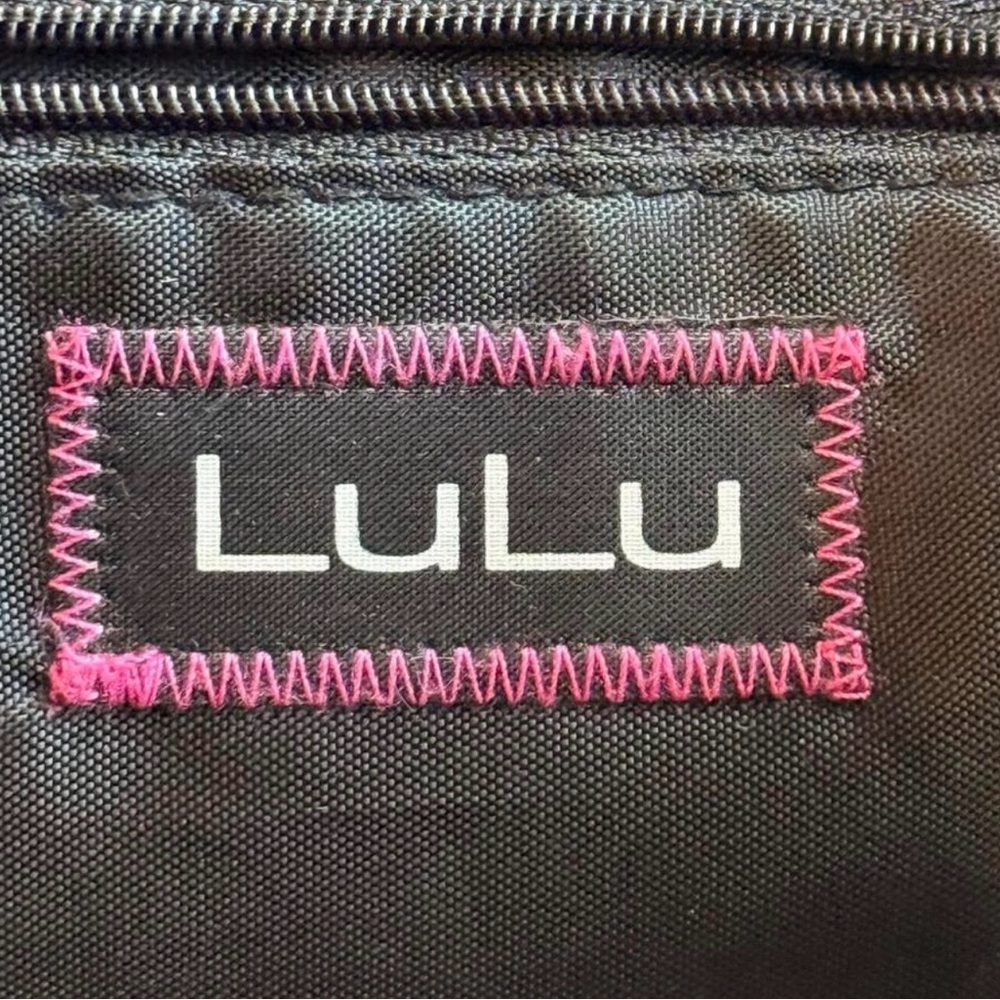 Lulu's Black Crocodile-Embossed Shoulder Bag - Picture 8 of 8